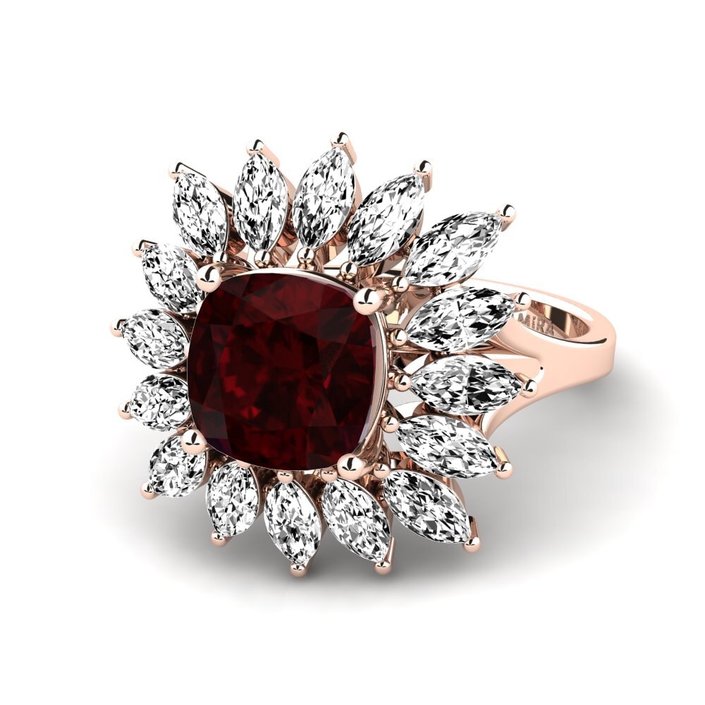 Garnet Engagement Ring Berard