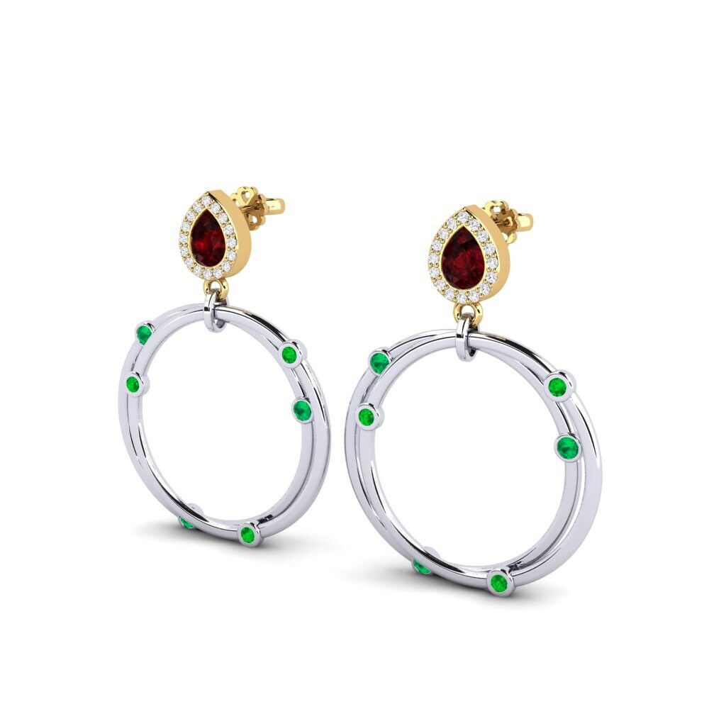 Garnet SYLVIE Earring Berdea