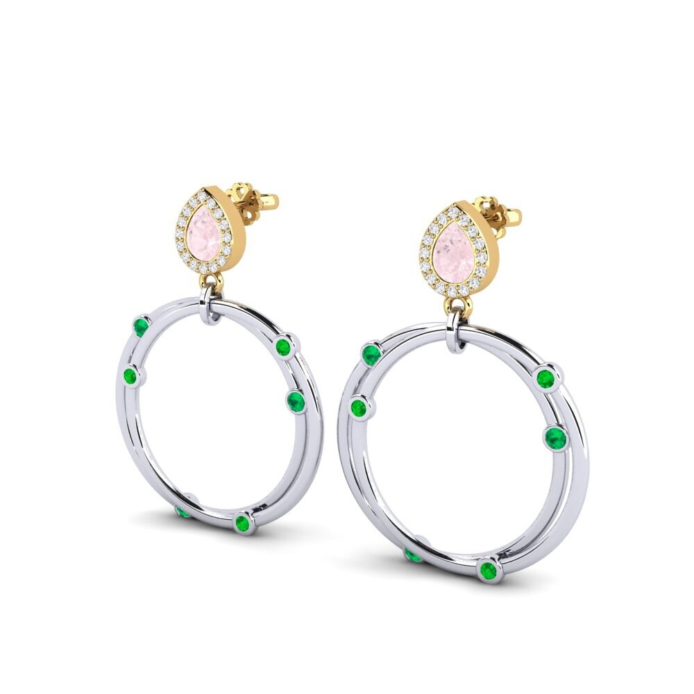 Rose Quartz SYLVIE Earring Berdea