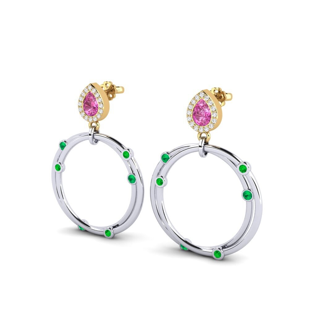 Pink Topaz SYLVIE Earring Berdea