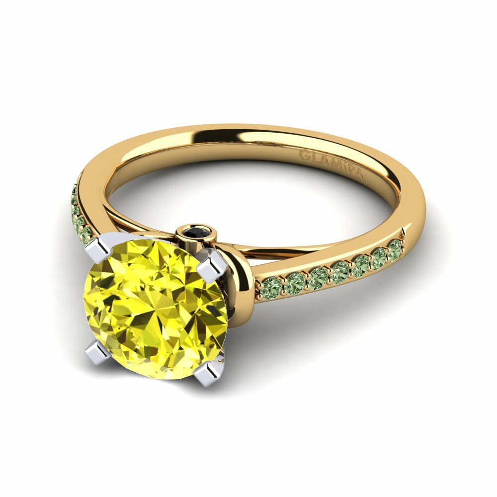 18K Geel & Wit Goud Verlovingsring Berdina 2.0 crt