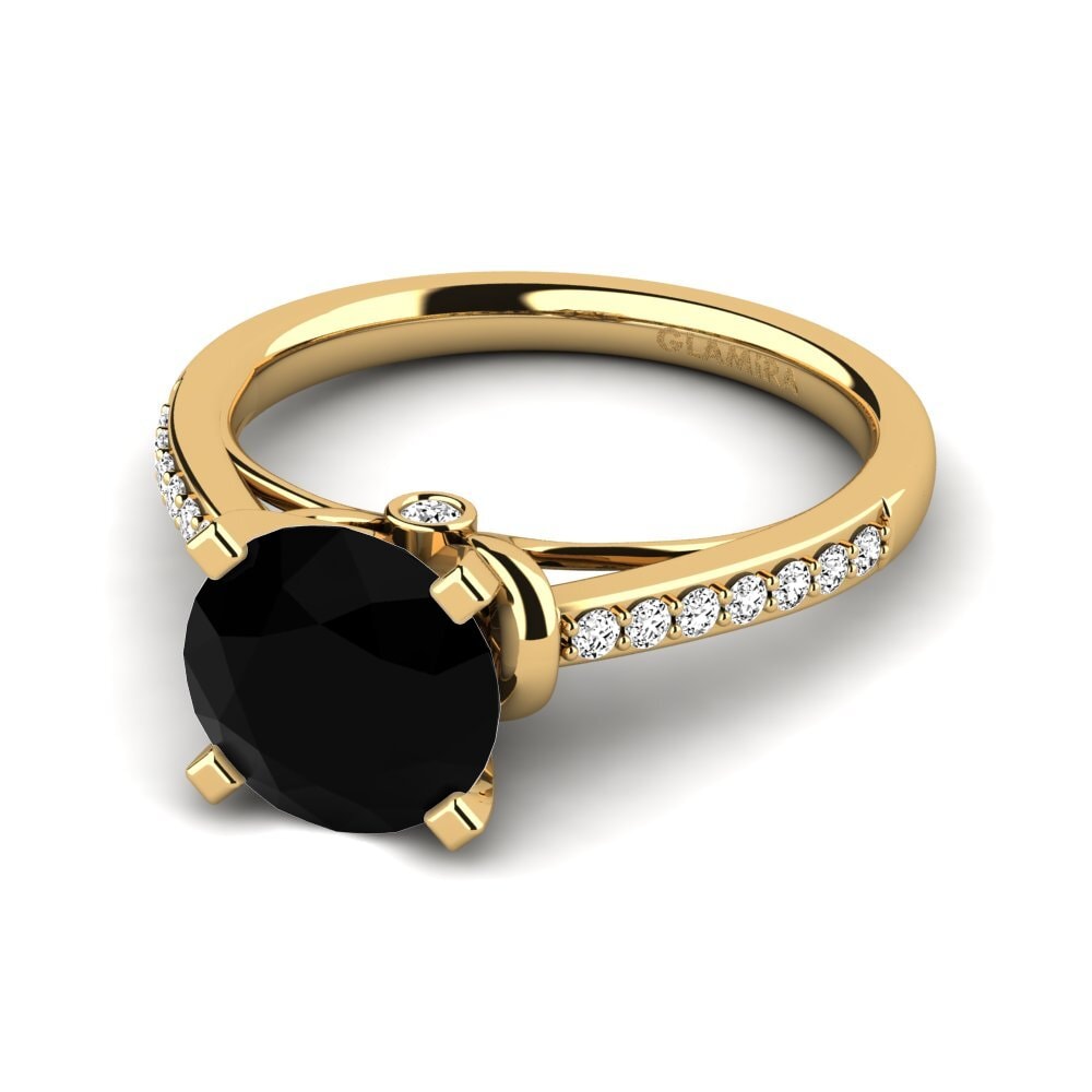 Ónix Negro Anillo de compromiso Berdina 2.0 crt