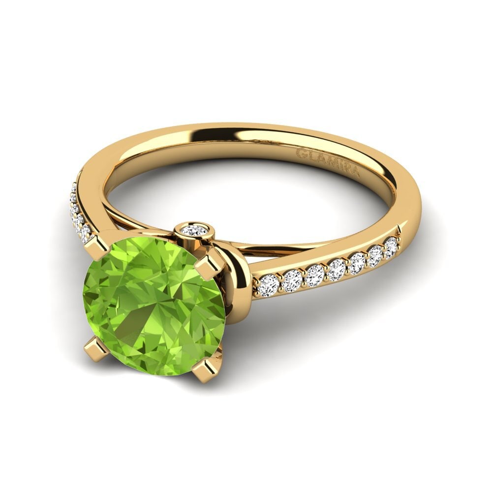 Peridoto Anillo de compromiso Berdina 2.0 crt