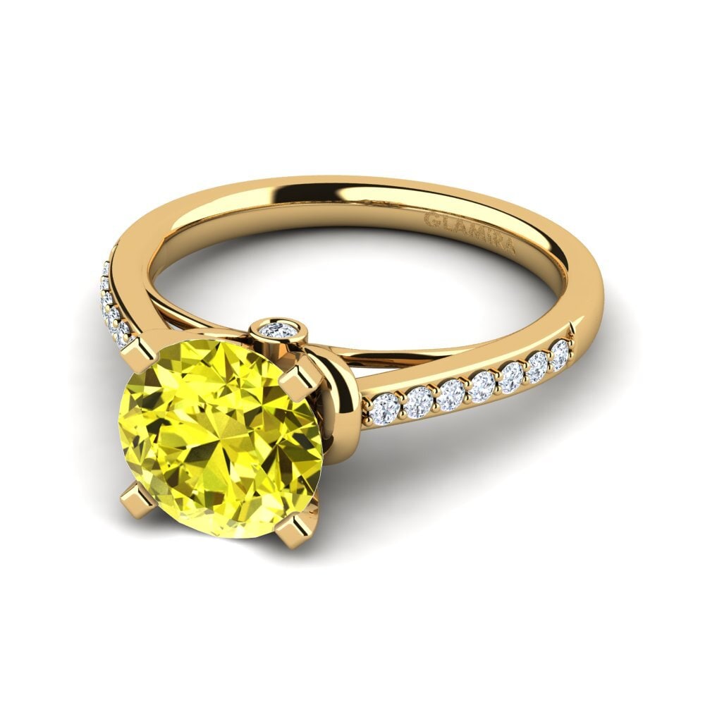Yellow Diamond Engagement Ring Berdina 2.0 crt
