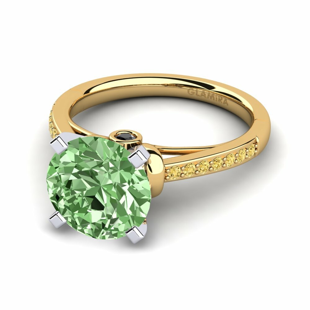 18K Geel & Wit Goud Verlovingsring Berdina 3.0 crt