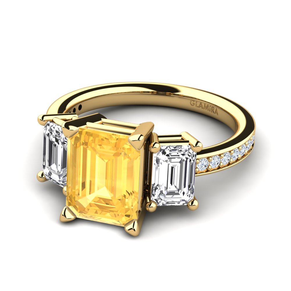 Citrine Engagement Ring Bernie