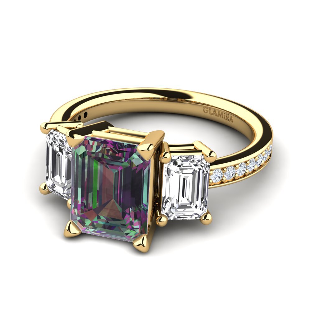 Mystic Topaz Engagement Ring Bernie