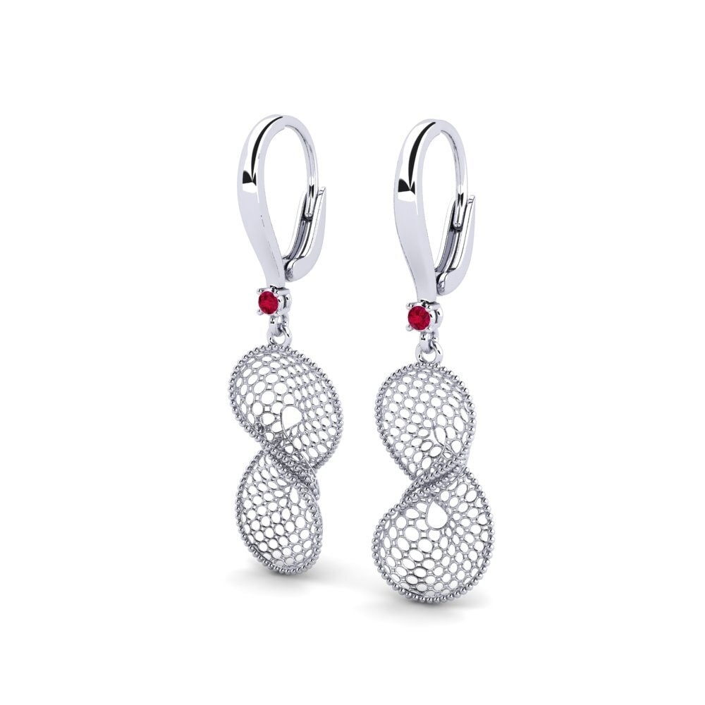 Ruby Women's Earring Bertu