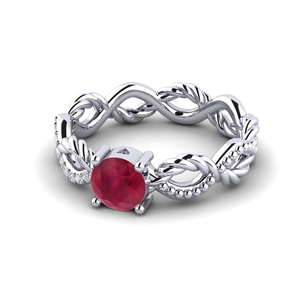 Ruby Engagement Ring Beta