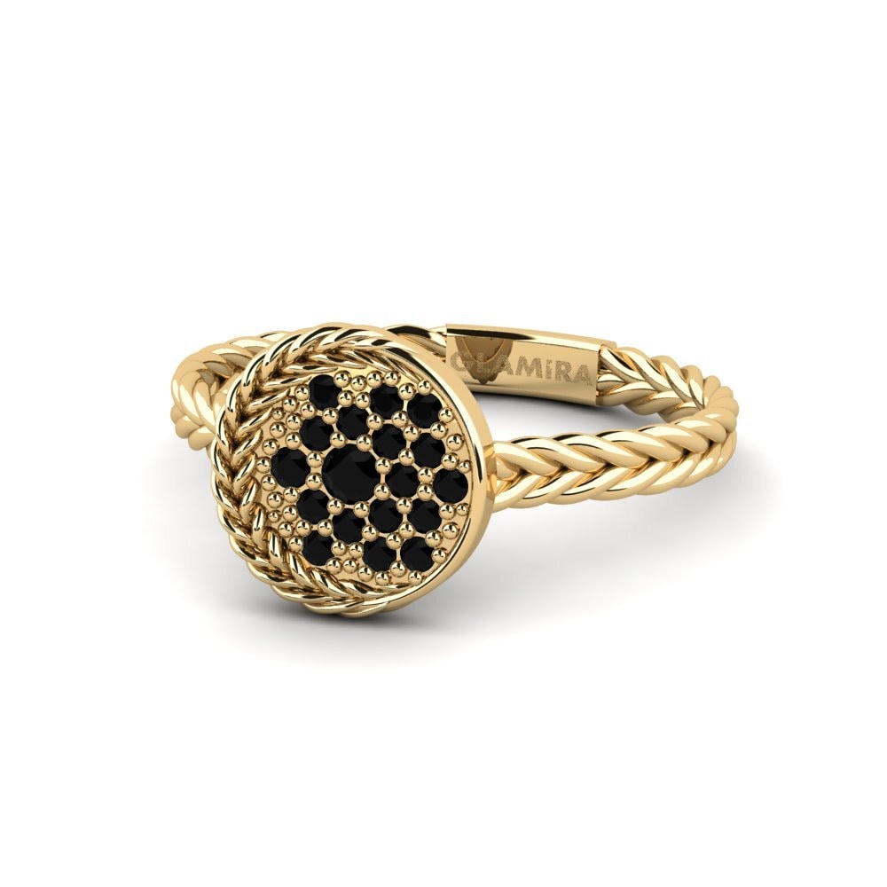 Diamante Negro Anel Bevolute