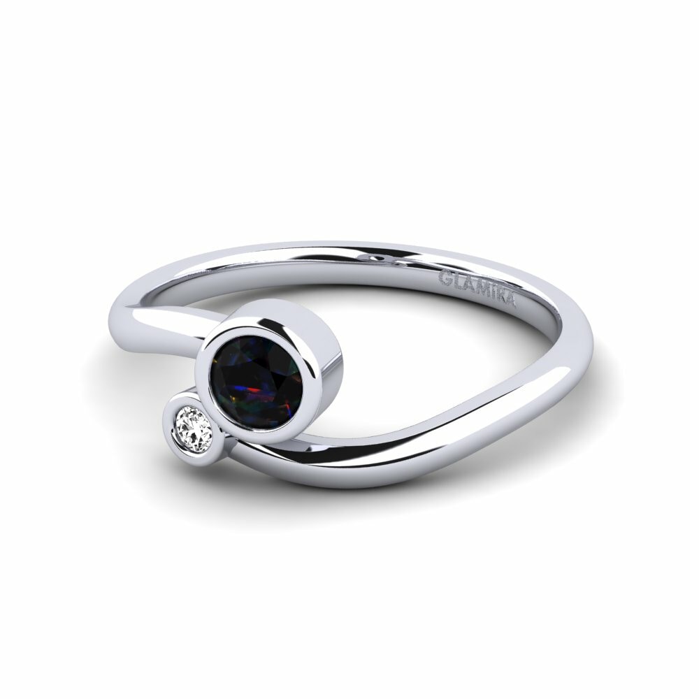 Black Opal Ring Bewitch