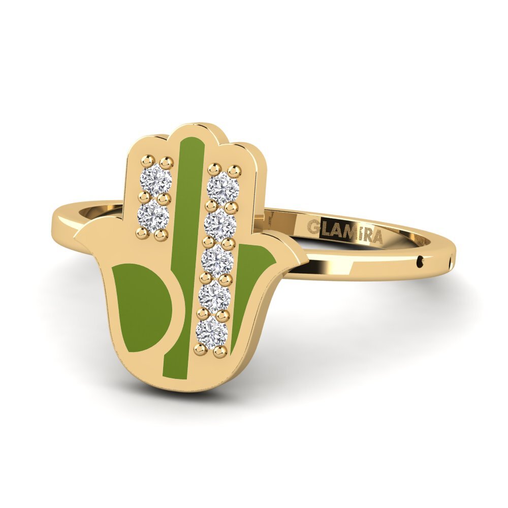 Diamant Ring Bezorgd