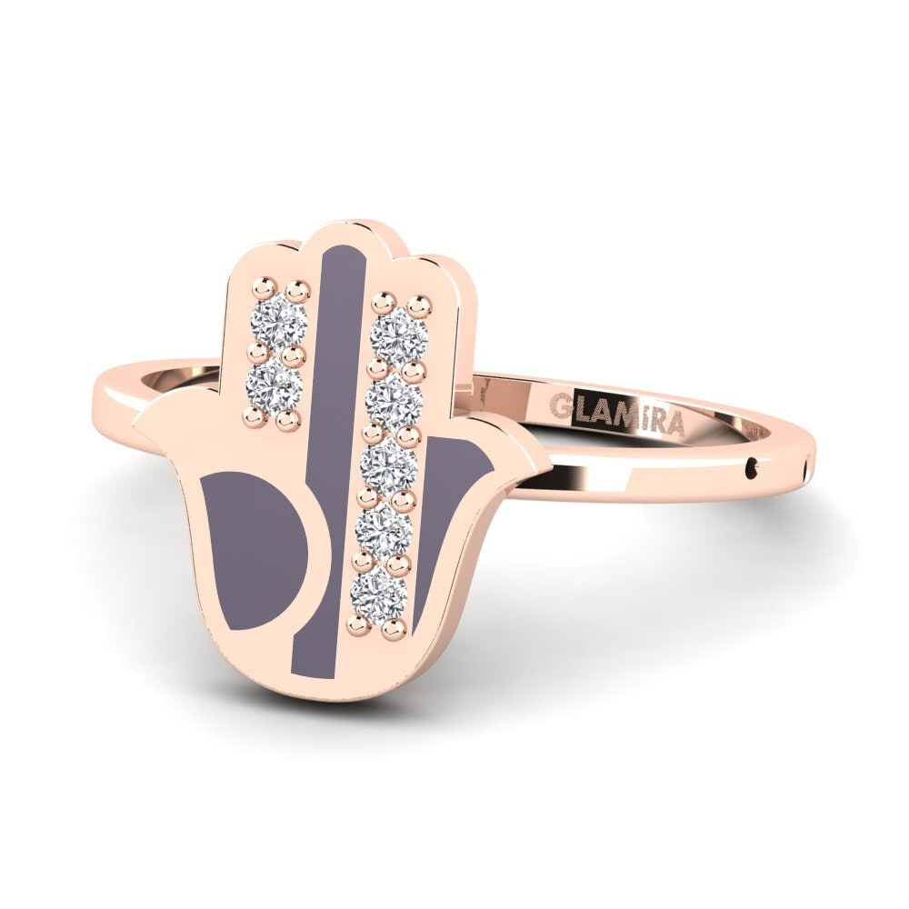 Rotgold 750 Ring Bezorgd