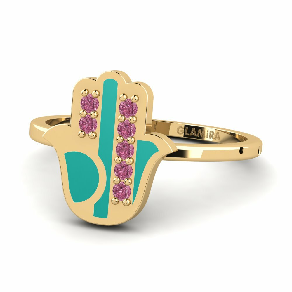 Grenat de Rhodolite Bague Bezorgd