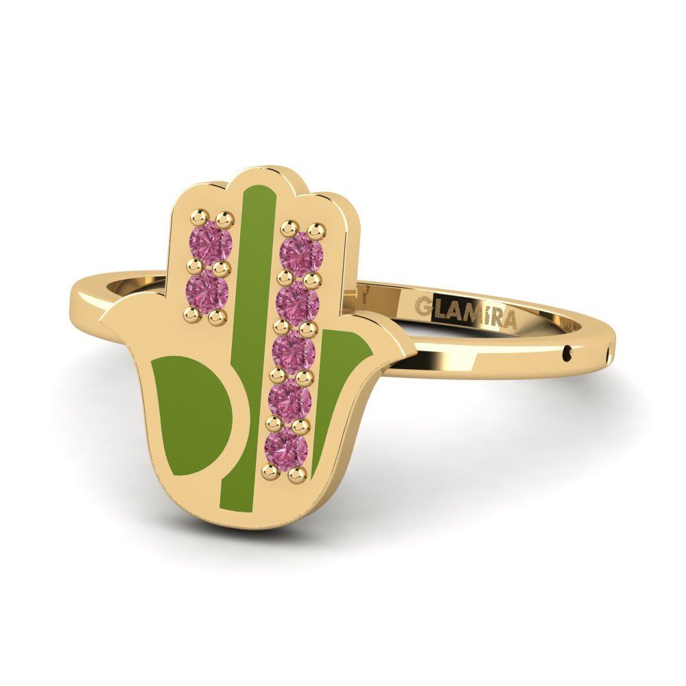 Rhodolit-Granat Ring Bezorgd