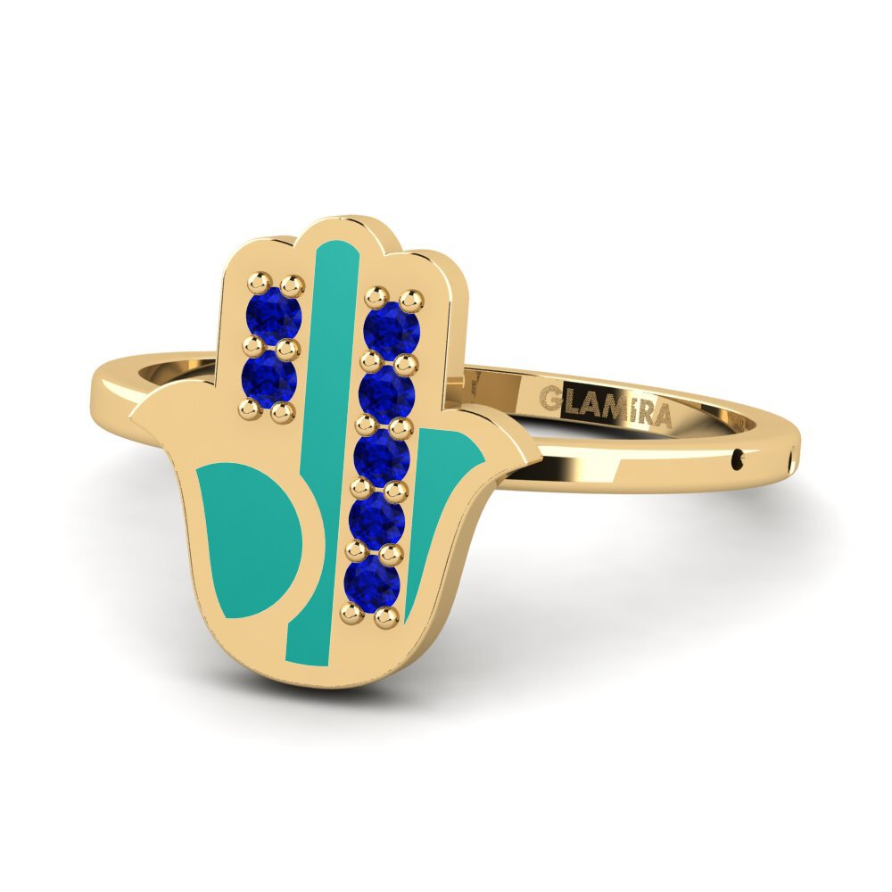 Sapphire Ring Bezorgd