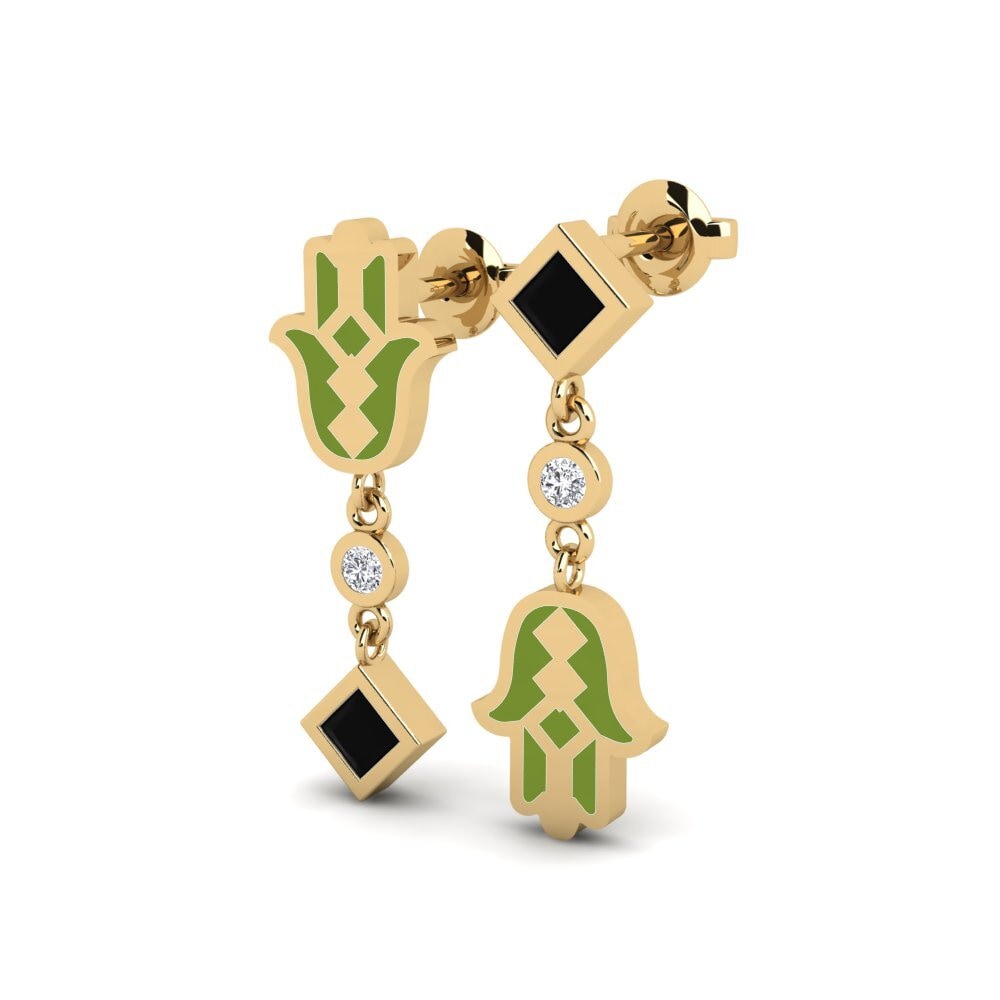 Black Onyx Women's Earring Bhaagy