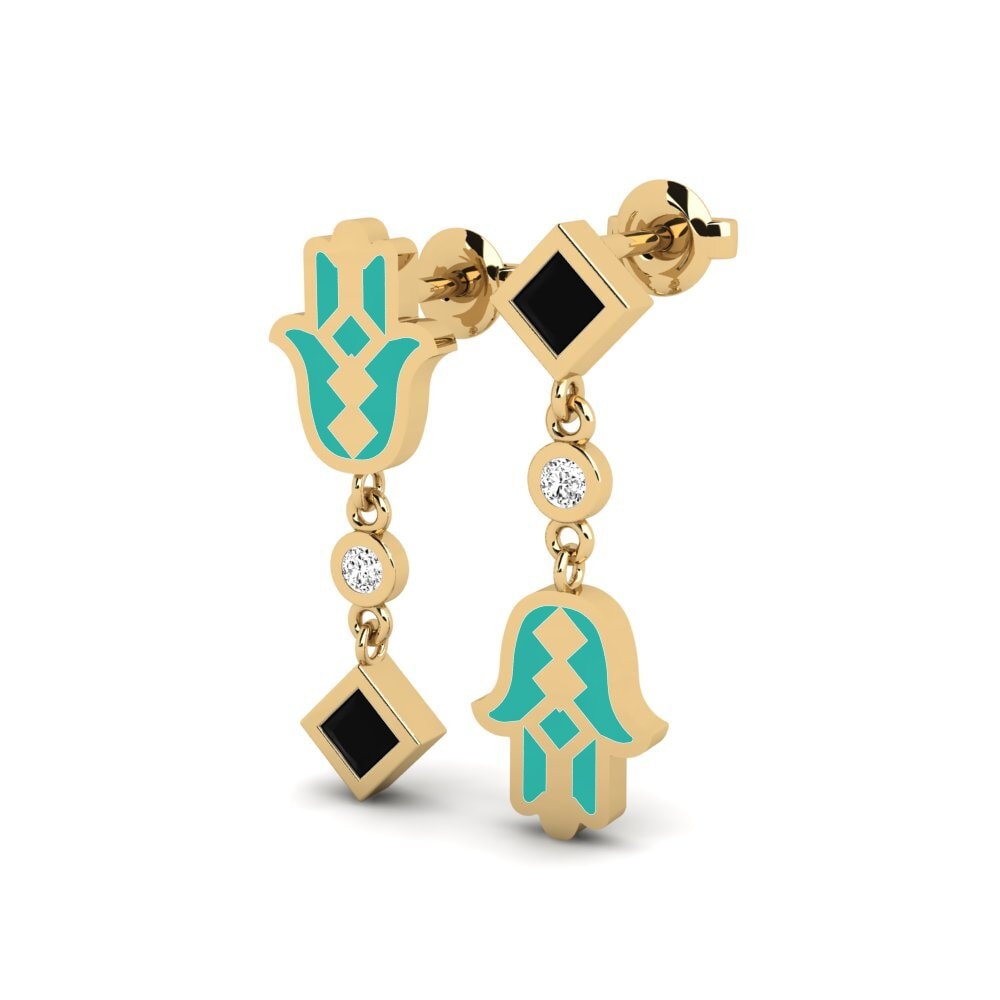 Black Onyx Women's Earring Bhaagy