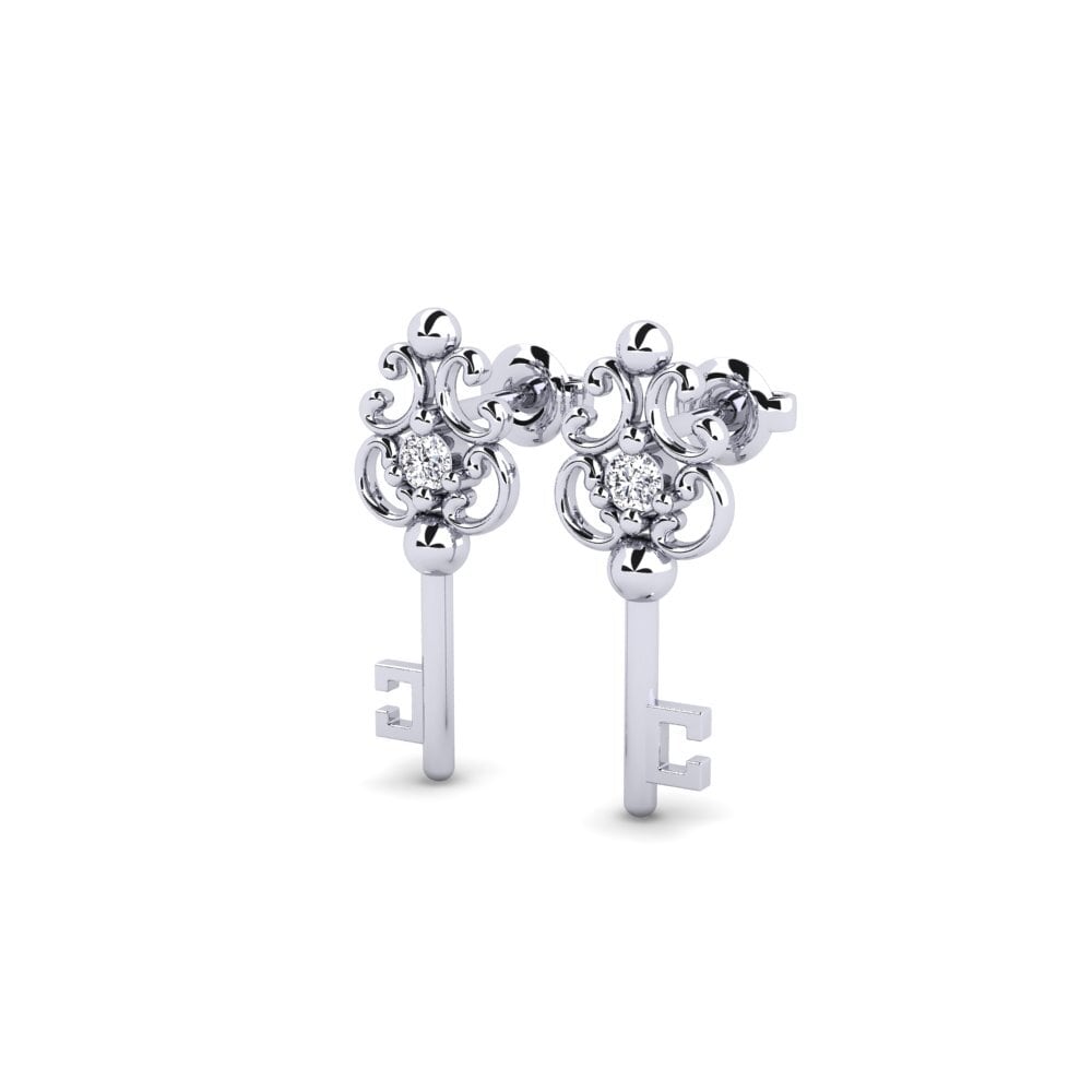 Paladio Diamante Pendiente de mujer Bharuch