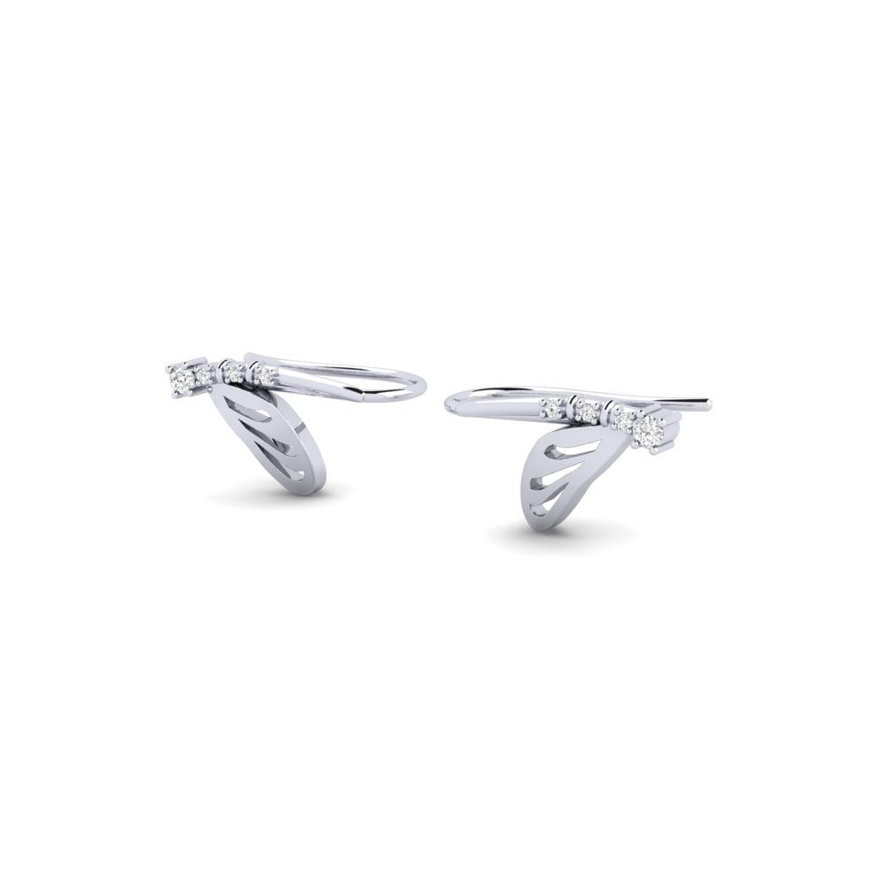 White Silver Women's Earring Bhunya