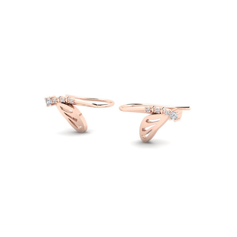 14k Rose Gold Women's Earring Bhunya
