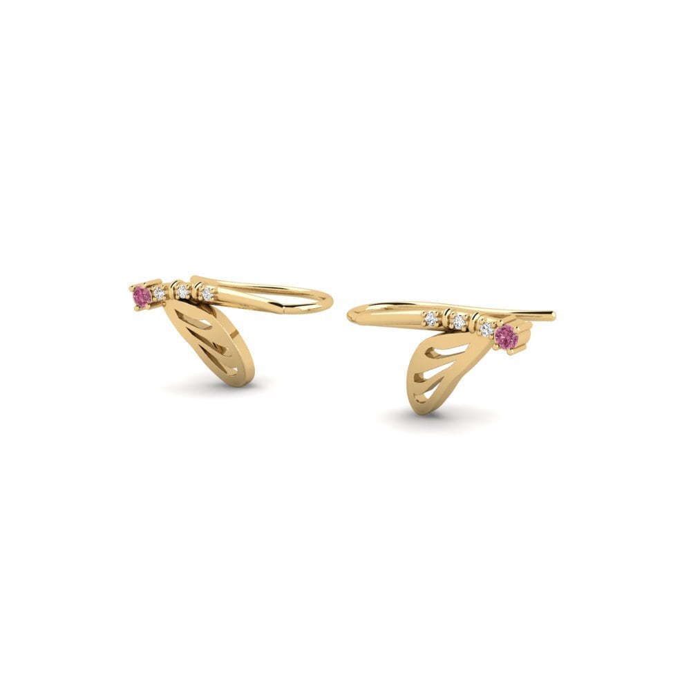 Grenat de Rhodolite Boucle d'oreille femme Bhunya