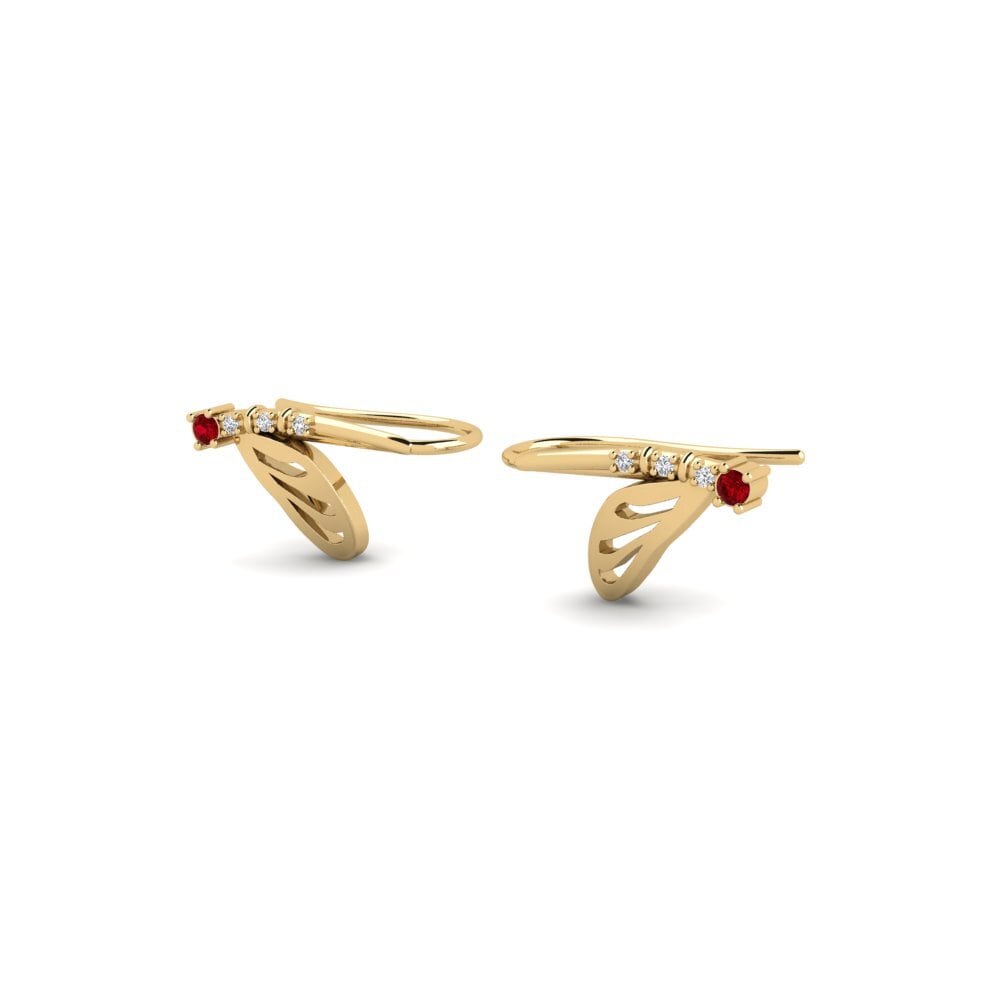 ruby-zirconia Women's ต่างหู Bhunya