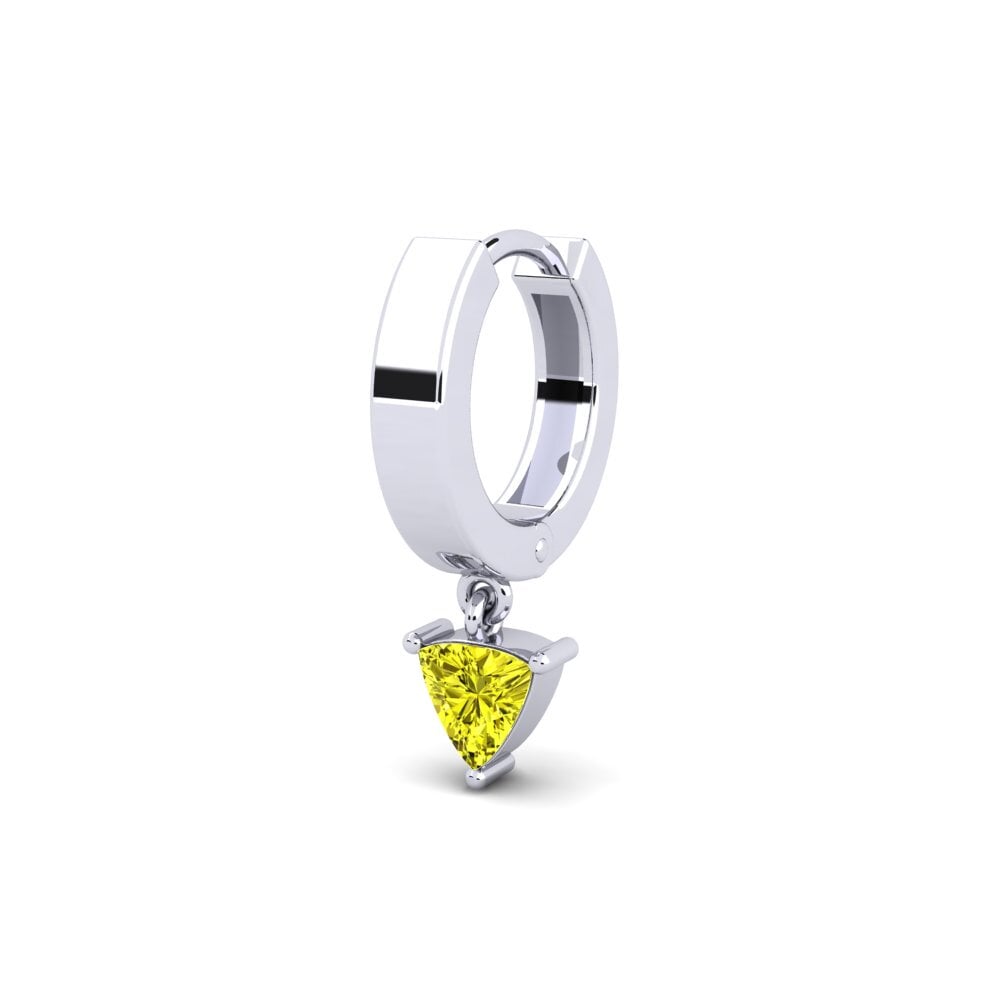 Diamante Amarillo Pendiente para hombre Bibarel