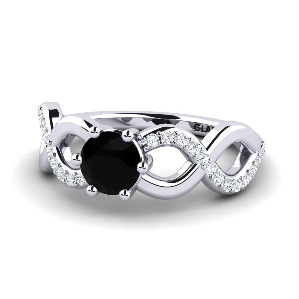 Black Onyx Women's Ring Bifige