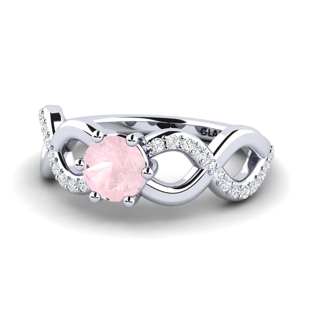 Rose Quartz Women's Ring Bifige