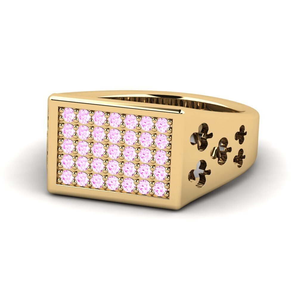 Rosa Saphir Pinker Ring Bignat