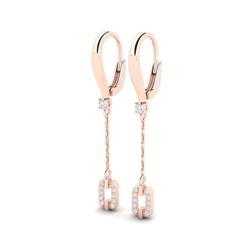 9ct Rose Gold Women's Earring Bikote