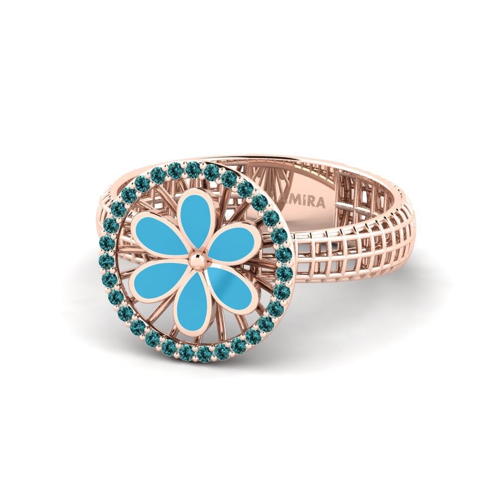 Blauer Diamant Ring Bilby