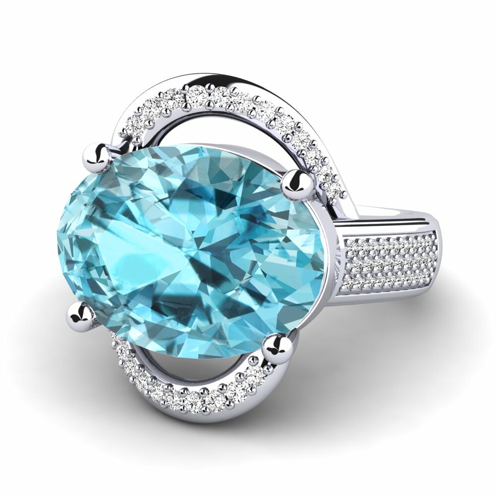Blue Zircon Ring Billi