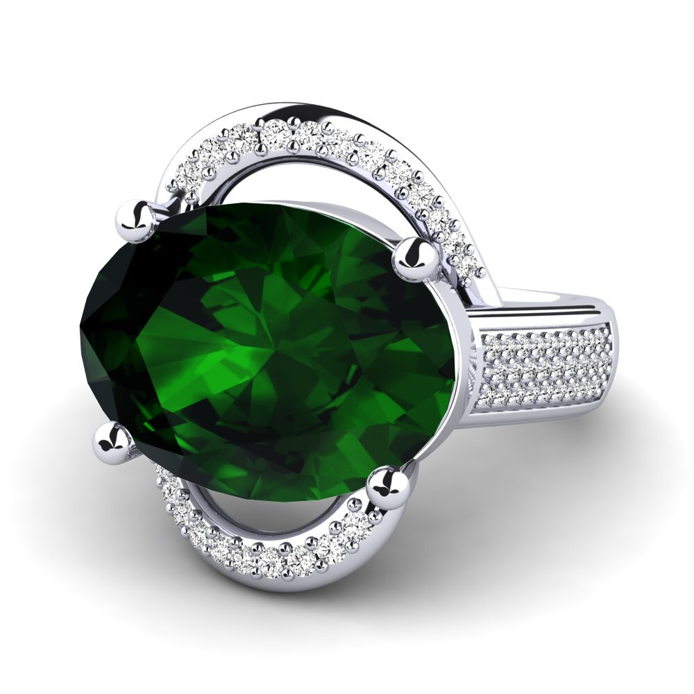 Green Tourmaline Ring Billi