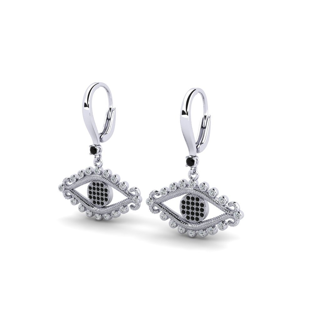 Black Sapphire Women's Earring Bilss