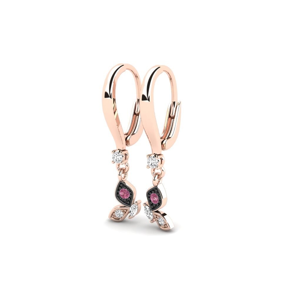 Grenat de Rhodolite Boucle d'oreille femme Birdwing