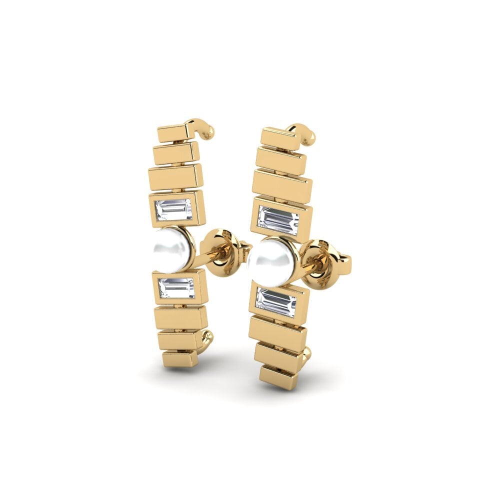Baguette Diamond Women's Earring Biser
