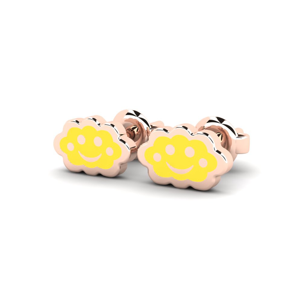9k Oro Rosa Pendiente para Niño Bismaya
