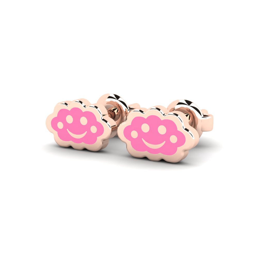 18ct Rose Gold Kid's Earring Bismaya