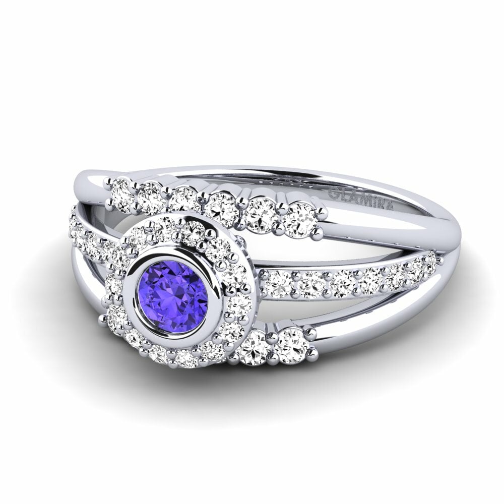Tanzanita Anillo de Mujer Bittedw