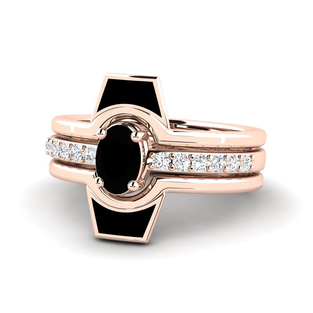 Black Onyx Ring Blada SET