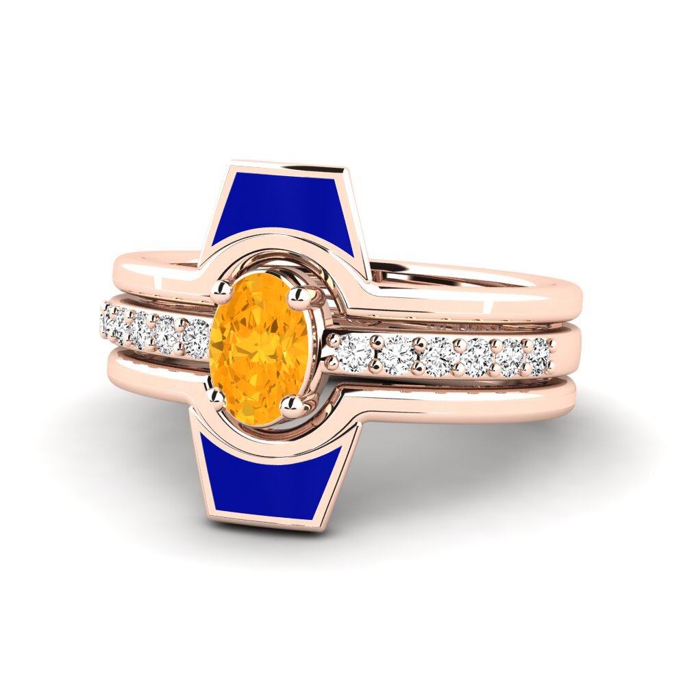 Citrin Ring Blada SET