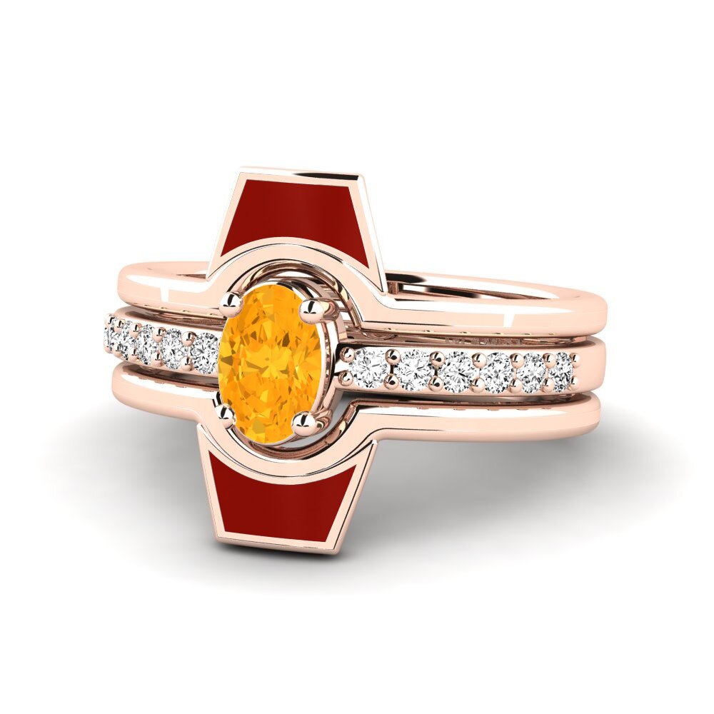 Citrin Ring Blada SET