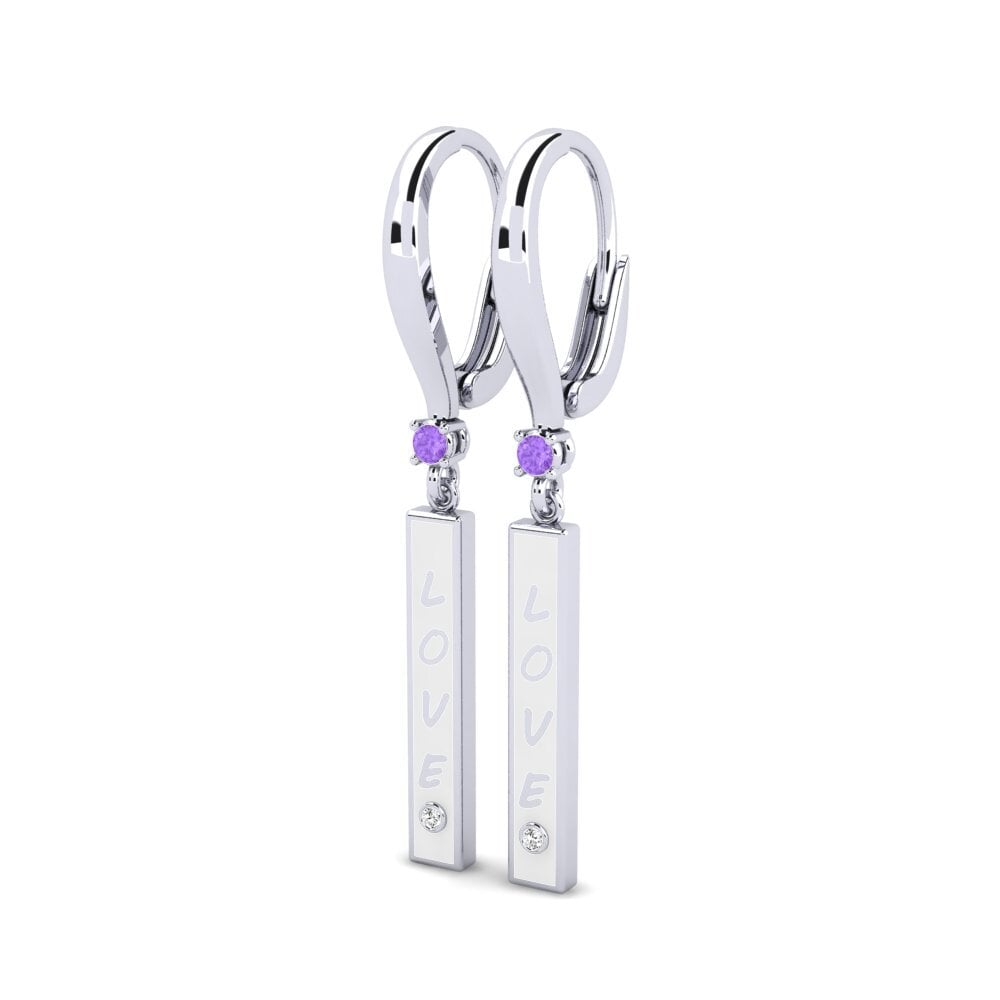 Amethyst Earring Bleme