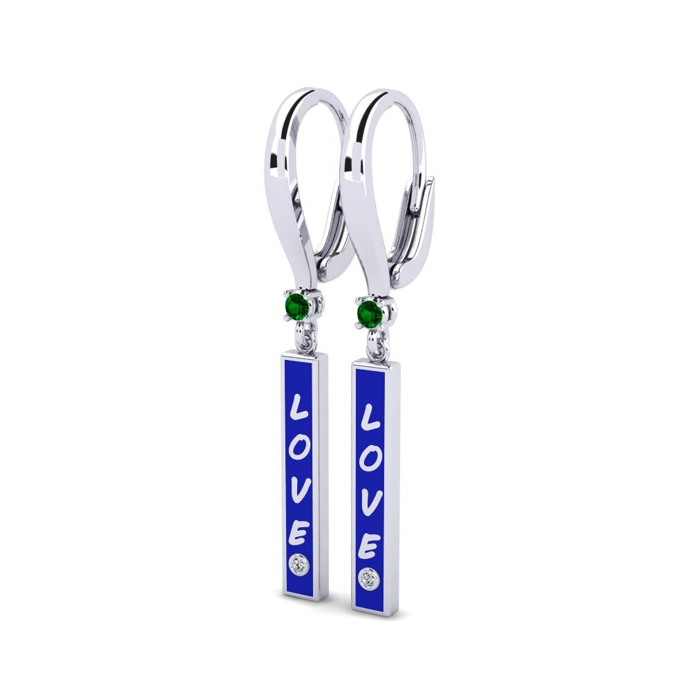 Zircone Verde Orecchino da donna Bleme
