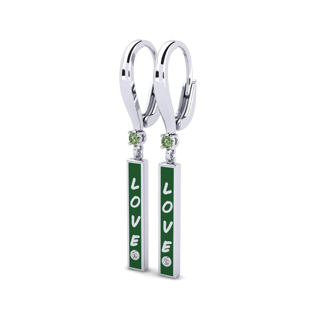 Diamante Verde Pendiente de mujer Bleme