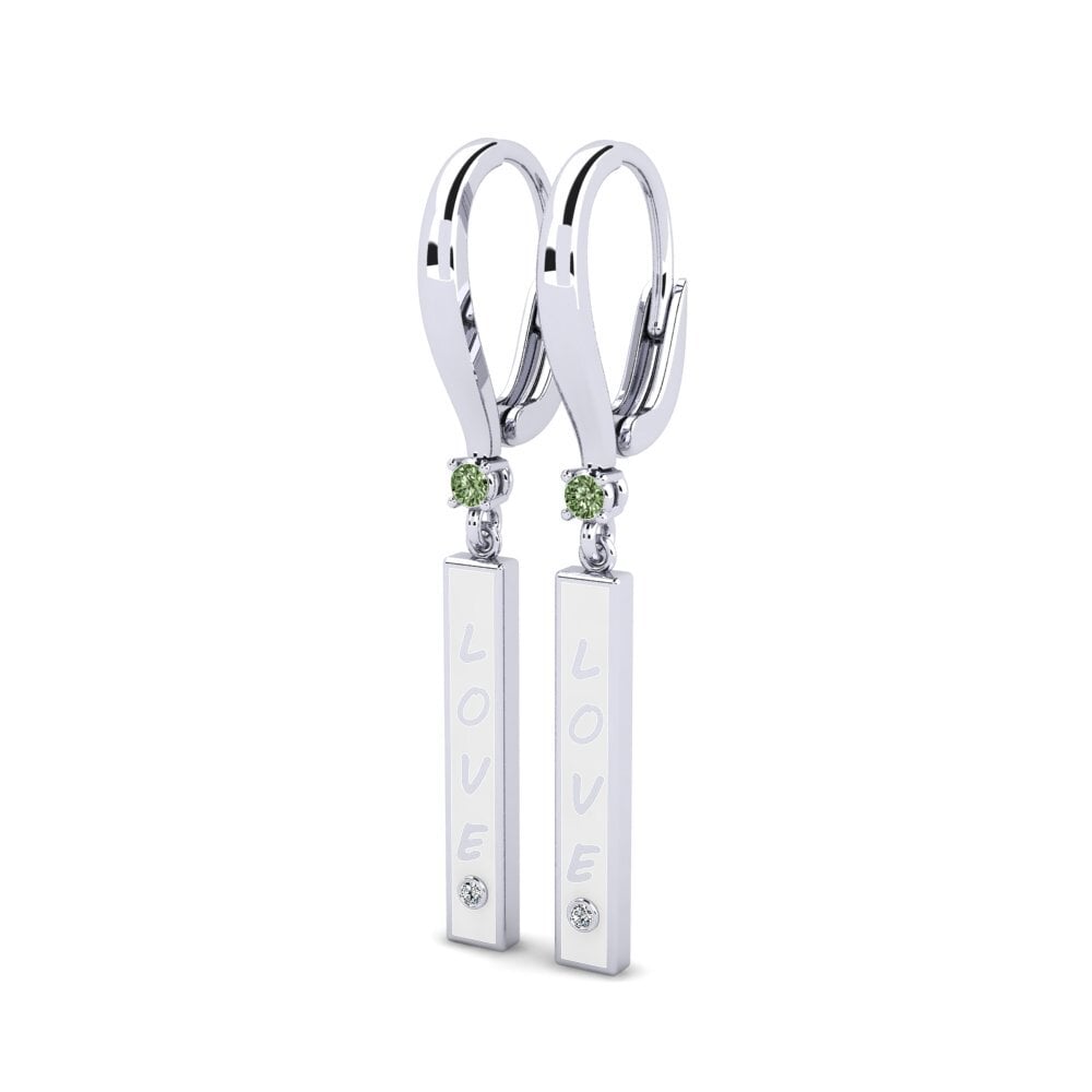 Diamante Verde Pendiente de mujer Bleme