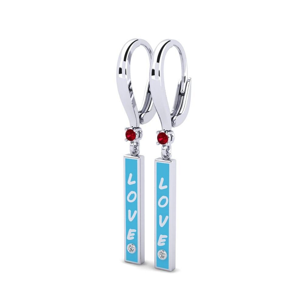 Red Zirconia Women's Earring Bleme