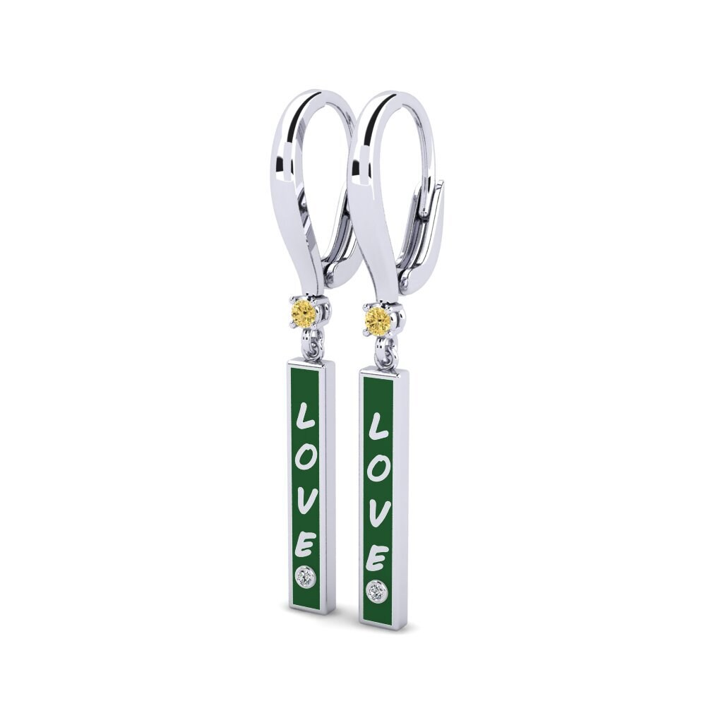 Yellow Diamond Women's Earring Bleme